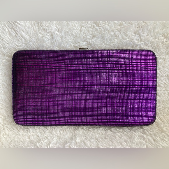 Purple Clutch Bag - Picture 1 of 5